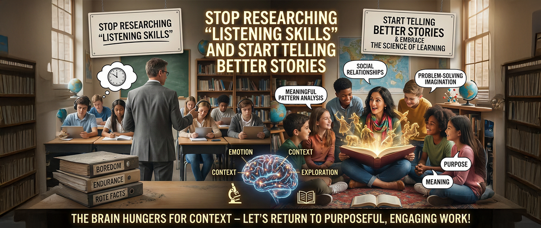 Stop Researching "Listening Skills" and Start Telling Better Stories