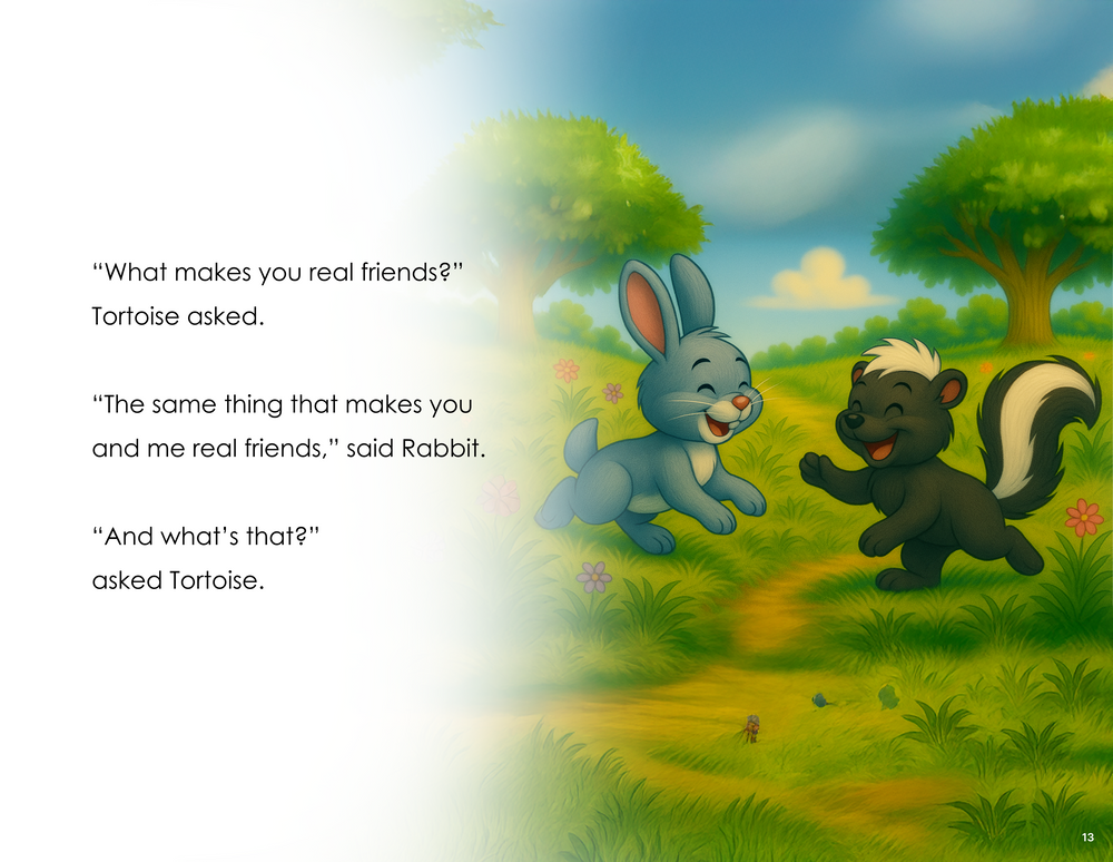 Rabbit Learns Skunk is Sincere